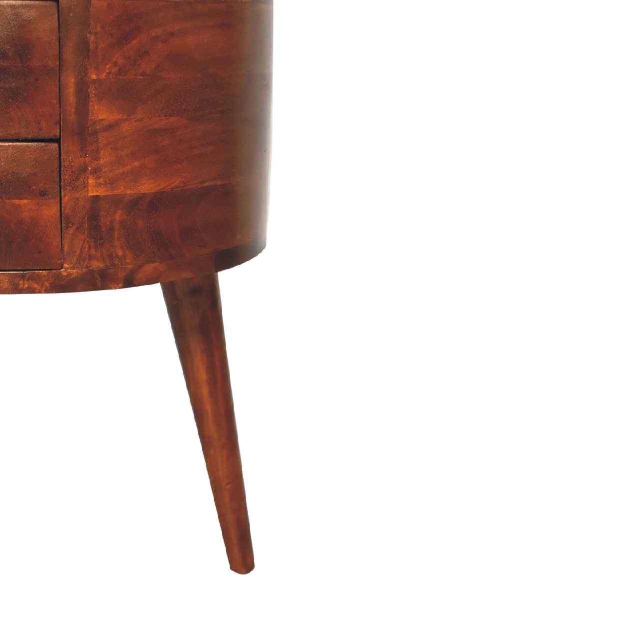Szafka nocna Artisan IN3547 – lite drewno mango, wykończenie kasztanowe - Image 6