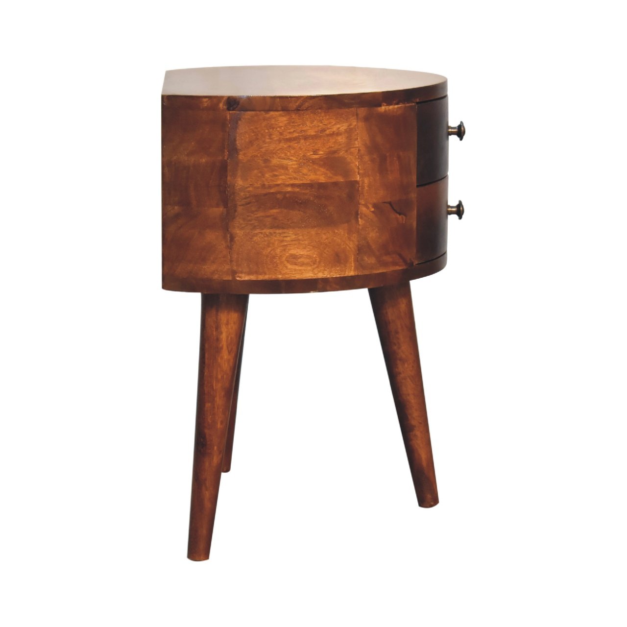 Szafka nocna Artisan IN3547 – lite drewno mango, wykończenie kasztanowe - Image 7