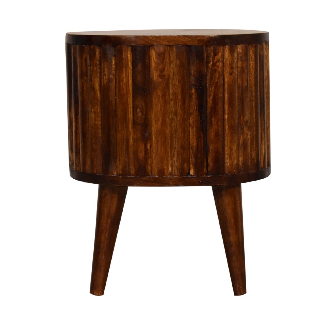 Szafka nocna Artisan IN3554 – lite drewno mango, wykończenie kasztanowe - obrazek 8