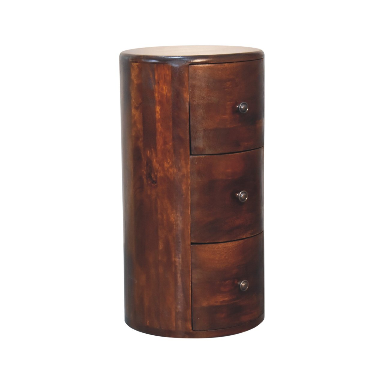 Komoda z litego drewna mango – kasztanowa, 30 cm - Image 2