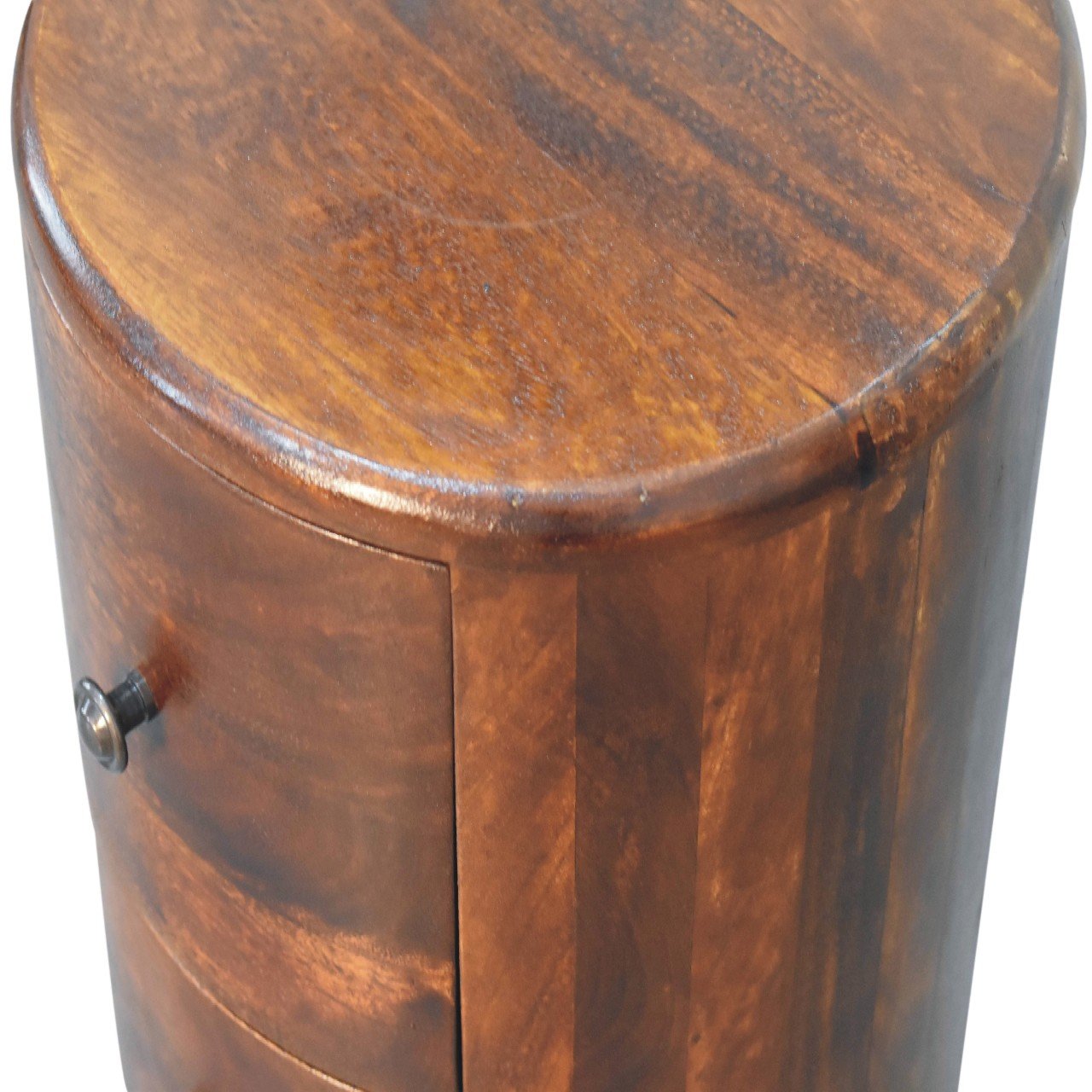 Komoda z litego drewna mango – kasztanowa, 30 cm - Image 4