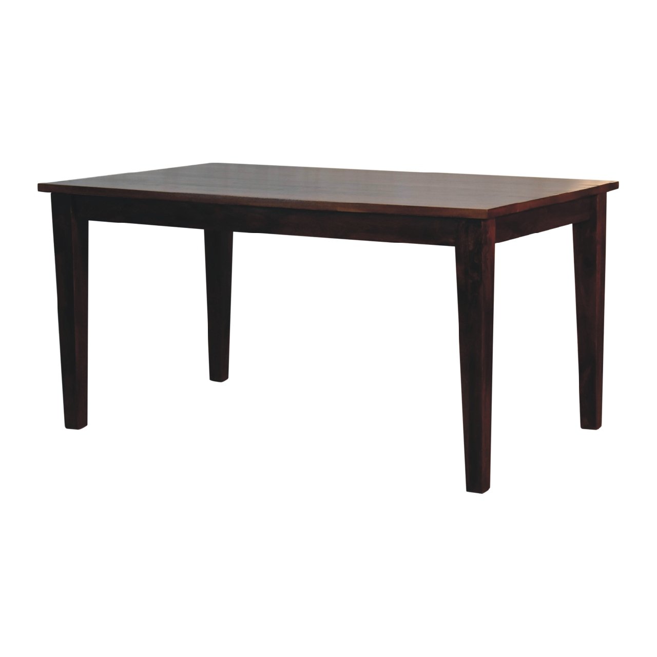 Stół z litego drewna mango – kasztanowy, 150 cm