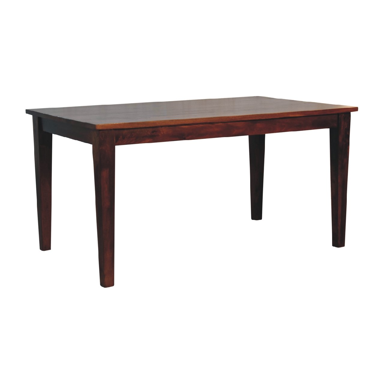 Stół z litego drewna mango – kasztanowy, 150 cm - obrazek 2