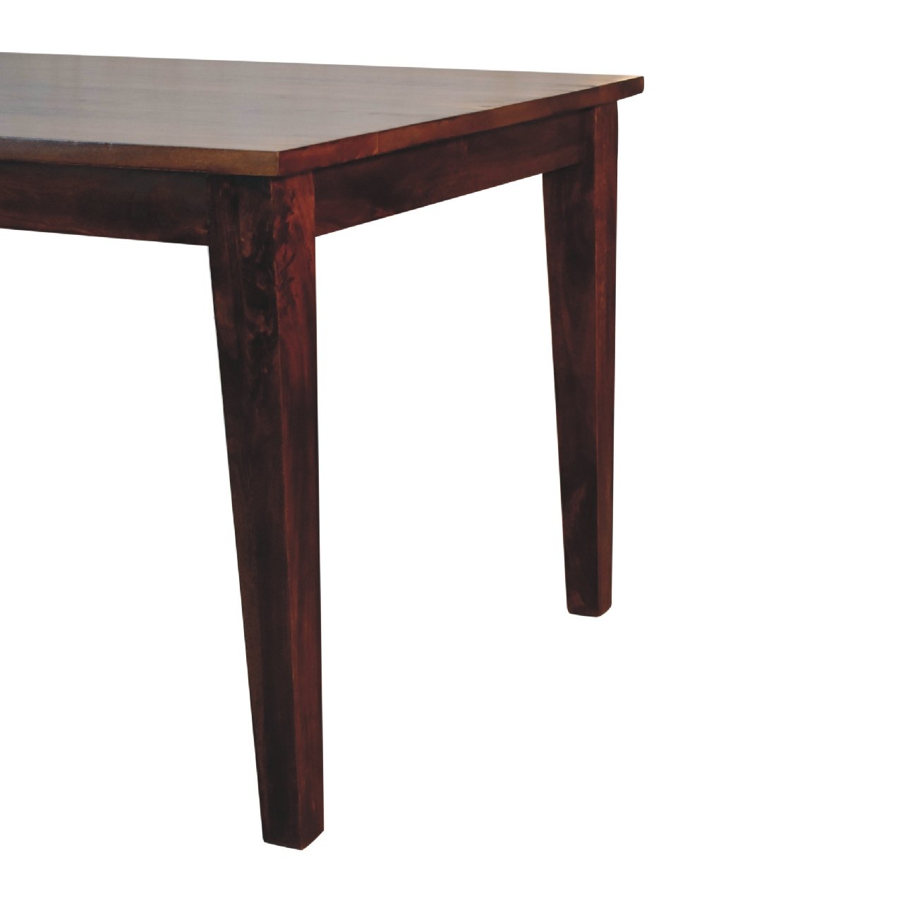 Stół z litego drewna mango – kasztanowy, 150 cm - obrazek 5