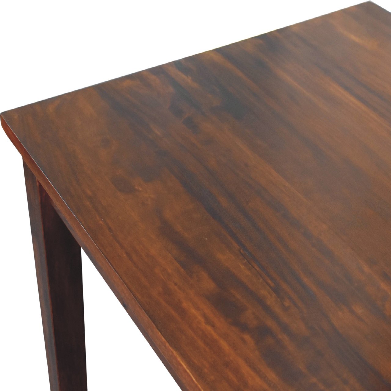 Stół z litego drewna mango – kasztanowy, 150 cm - obrazek 6