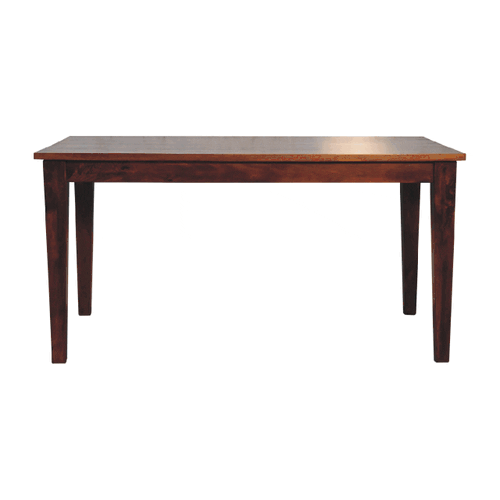 Stół z litego drewna mango – kasztanowy, 150 cm - obrazek 8
