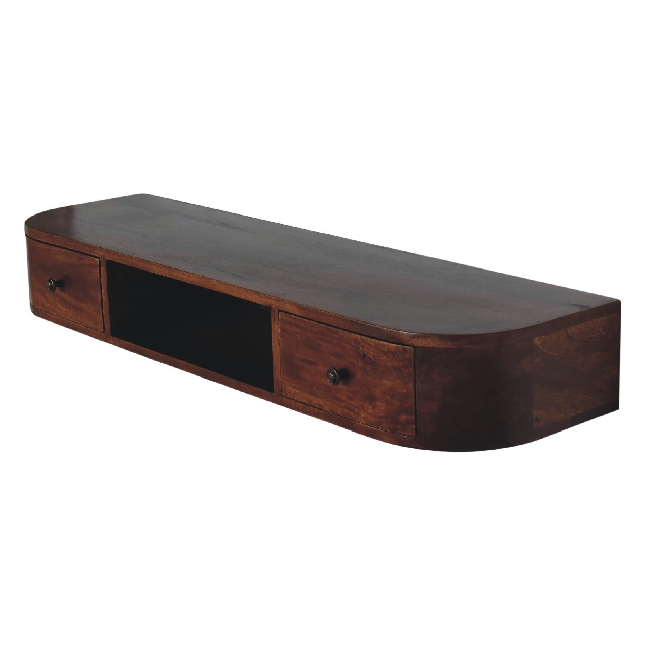 Konsola Artisan IN3592 – lite drewno mango, wykończenie kasztanowe - Image 3