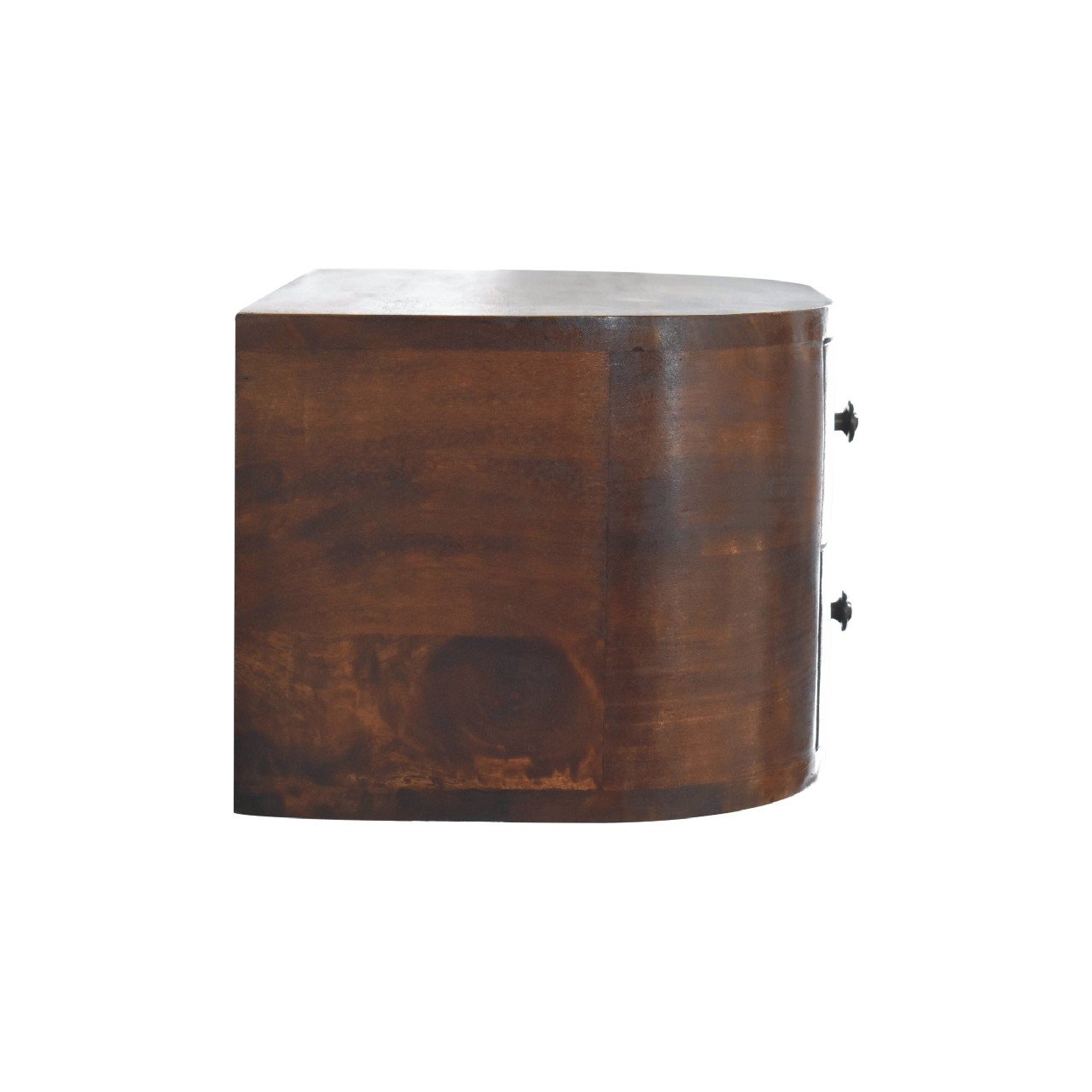 Szafka nocna z litego drewna mango – kasztanowa, 45 cm — model IN3594 - Image 6