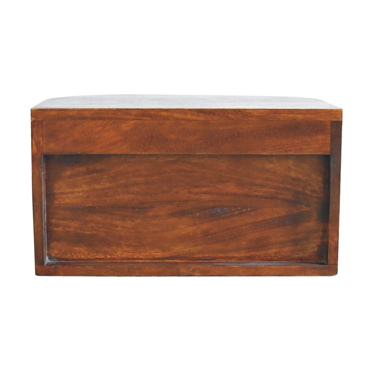 Szafka nocna z litego drewna mango – kasztanowa, 45 cm — model IN3594 - Image 7