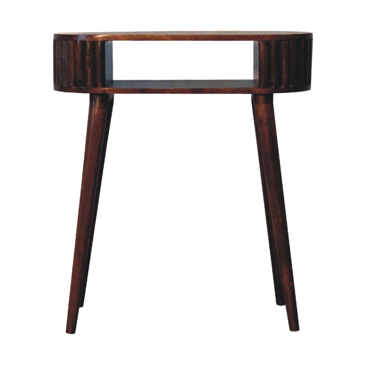 Biurko Artisan IN3596 – lite drewno mango, wykończenie kasztanowe
