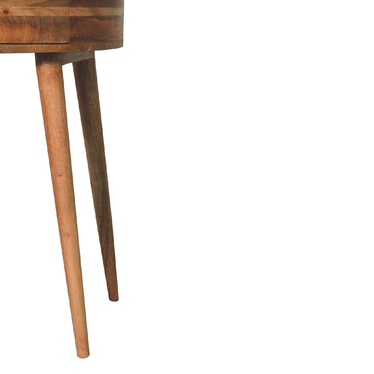 Stół z litego drewna mango – dębowy, 70 cm — model IN3599 - Image 6