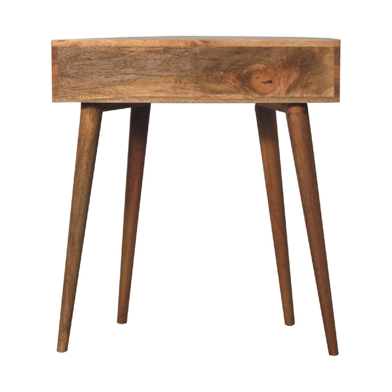 Stół z litego drewna mango – dębowy, 70 cm — model IN3599 - Image 8
