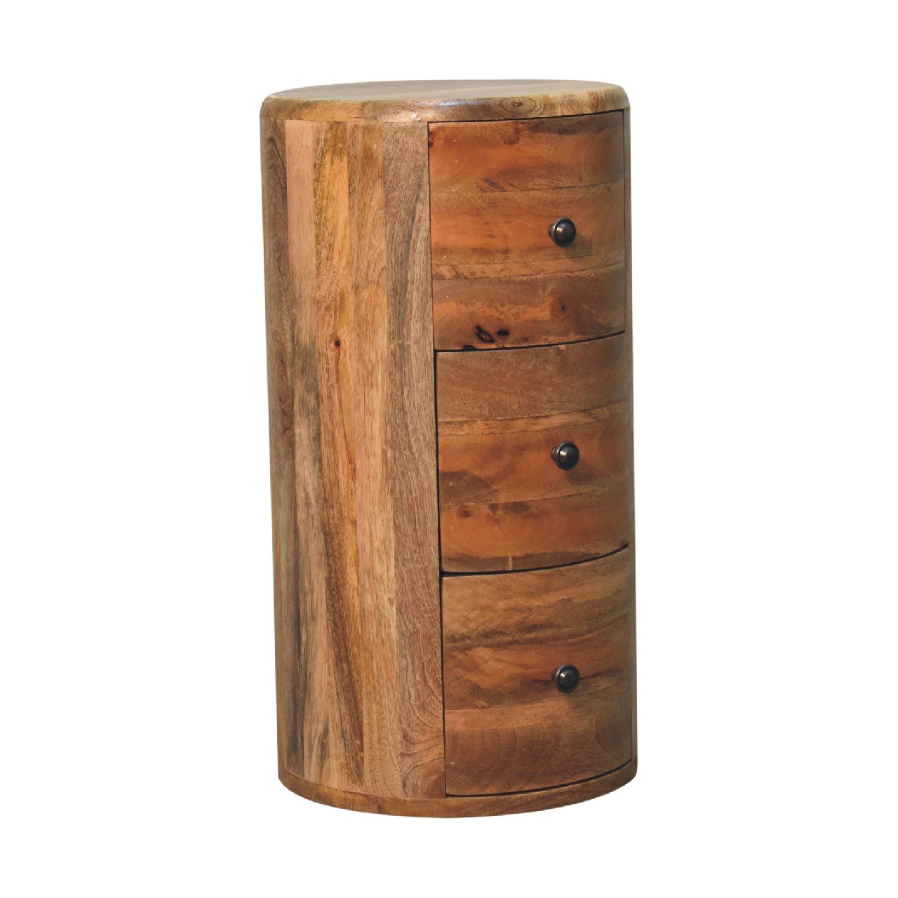 Stolik kawowy Artisan IN3603 – lite drewno mango, wykończenie dębowe - obrazek 2
