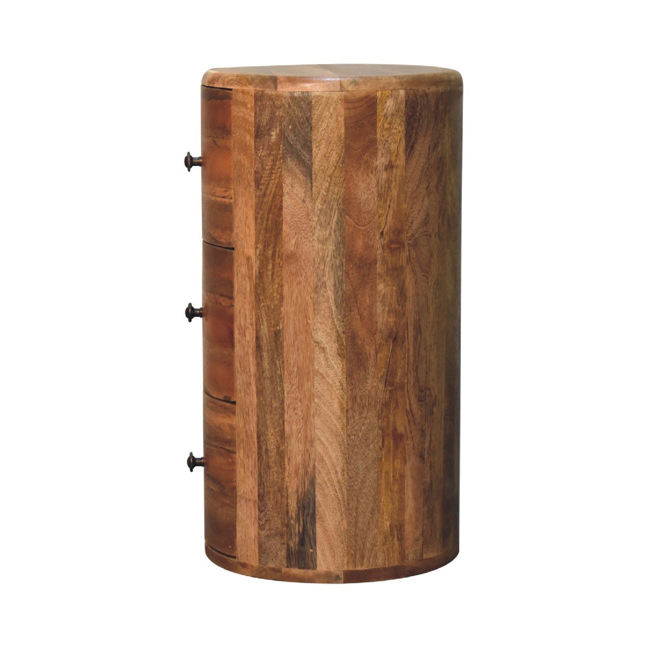 Stolik kawowy Artisan IN3603 – lite drewno mango, wykończenie dębowe - obrazek 7