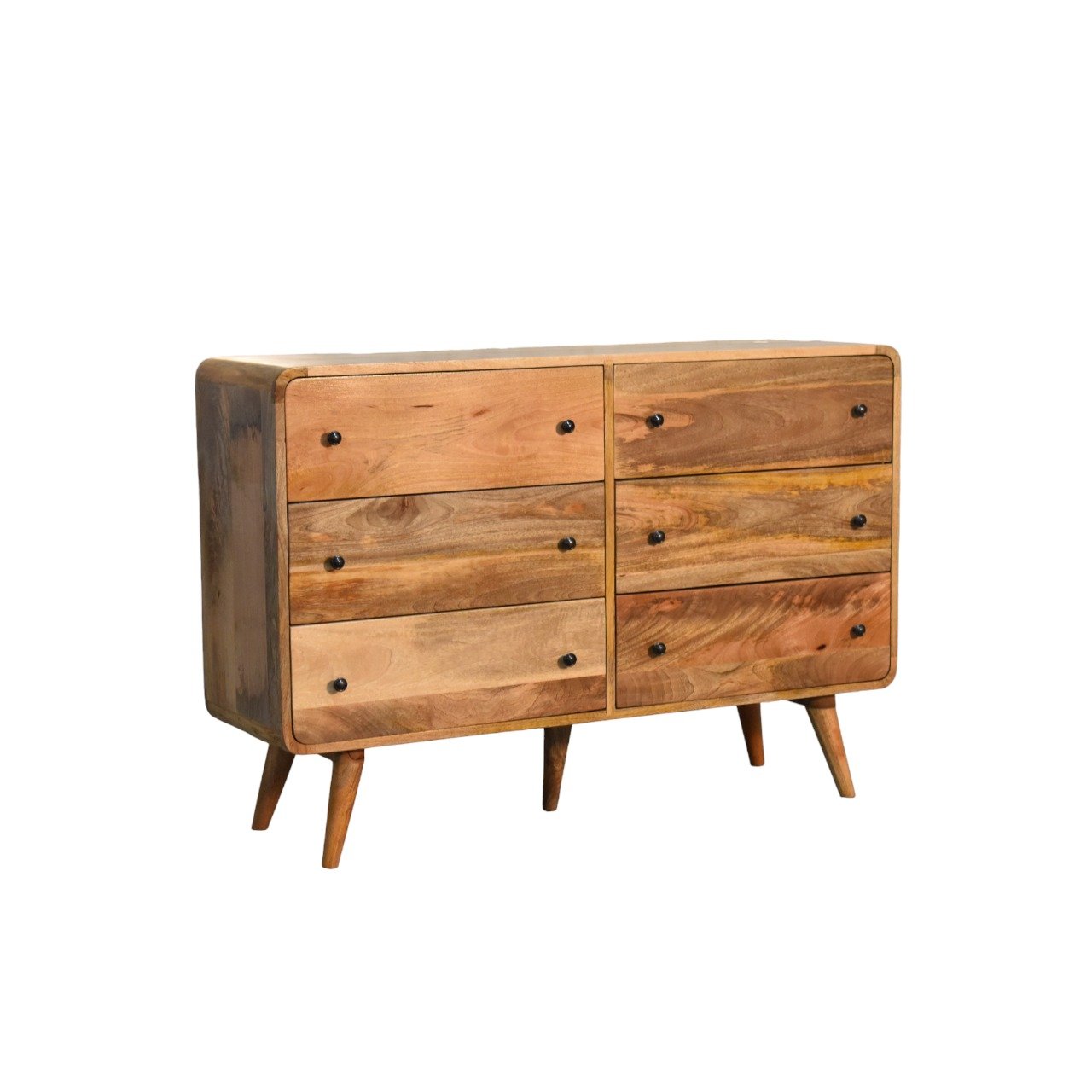 Komoda Artisan IN3612 – lite drewno mango, wykończenie dębowe - Image 2