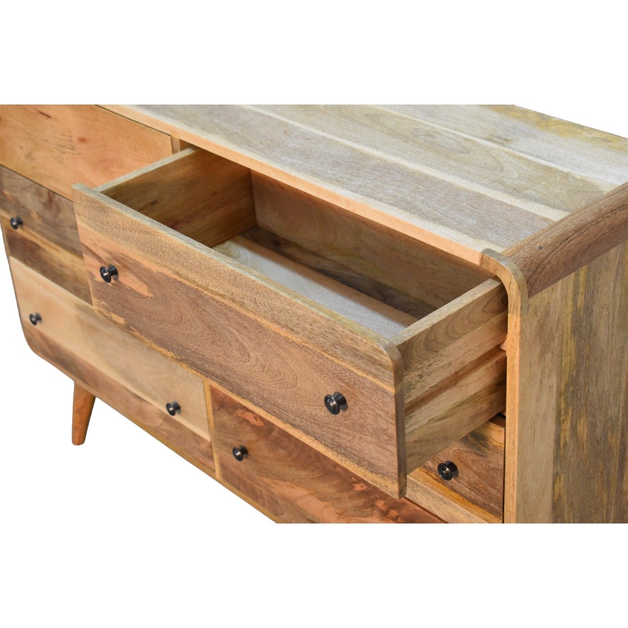 Komoda Artisan IN3612 – lite drewno mango, wykończenie dębowe - Image 6