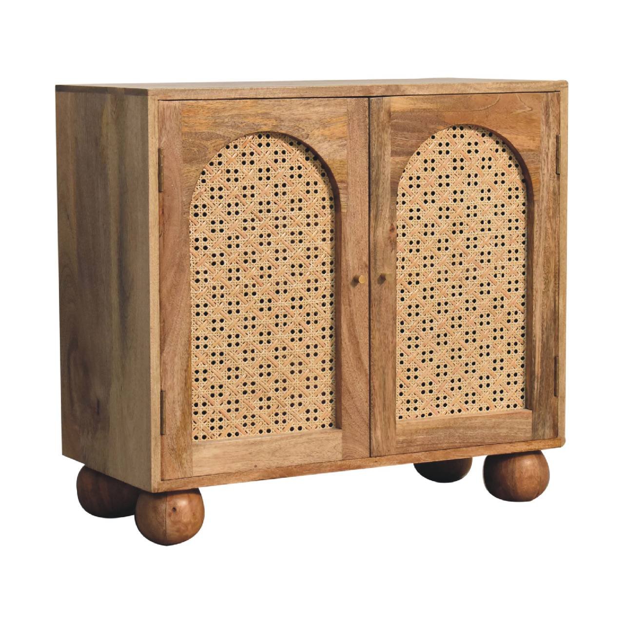 Szafka Artisan IN3618 – lite drewno mango, wykończenie dębowe - Image 2