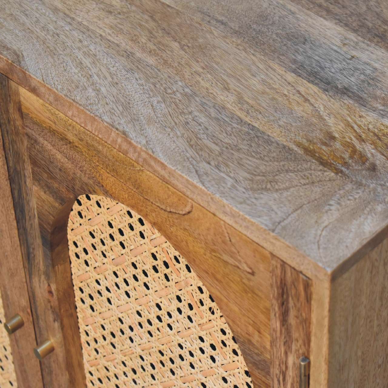 Szafka Artisan IN3618 – lite drewno mango, wykończenie dębowe - Image 4
