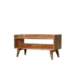 Ławka Artisan IN3622 – lite drewno mango, wykończenie dębowe