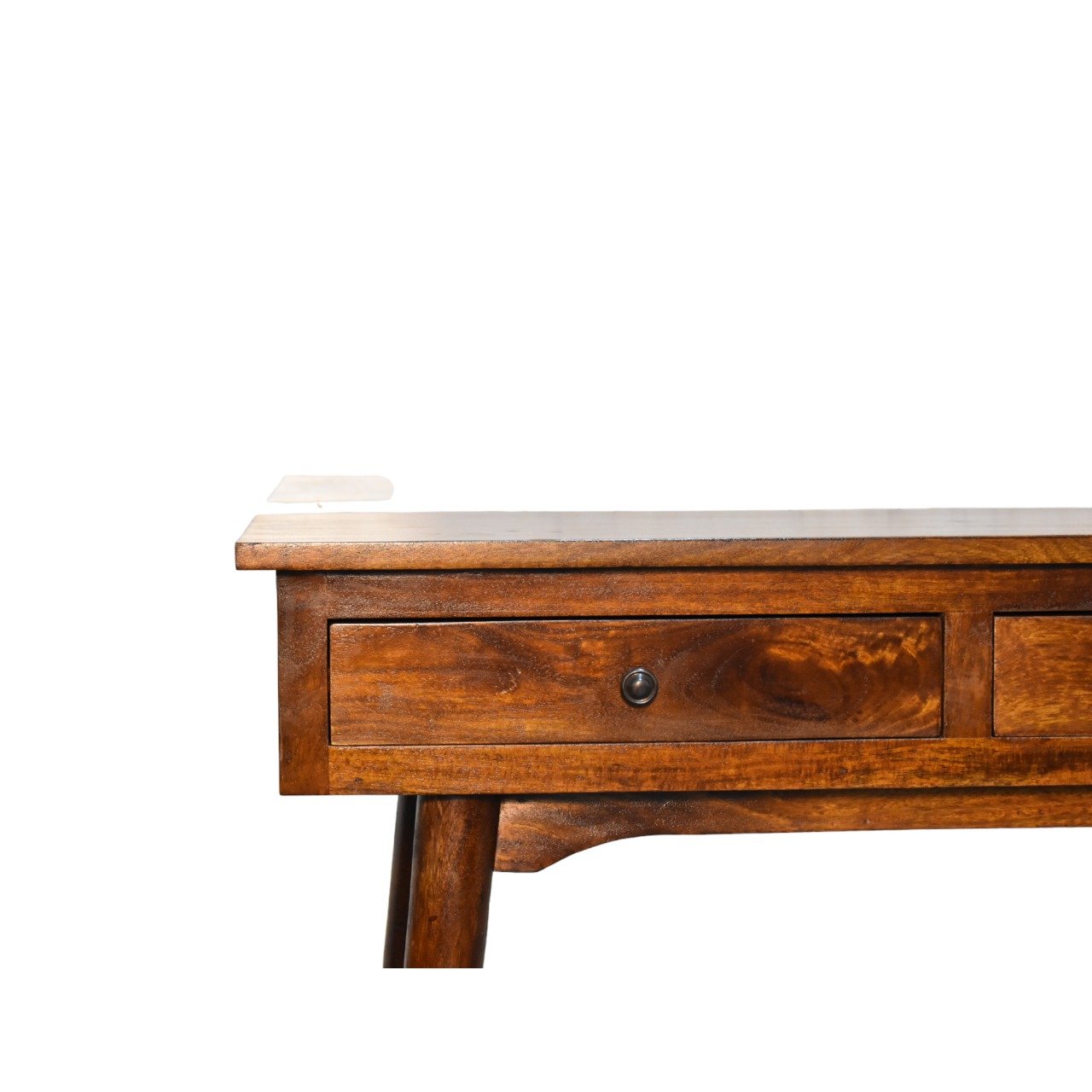 Stół z litego drewna mango – kasztanowy, 90 cm — model IN3625 - Image 3