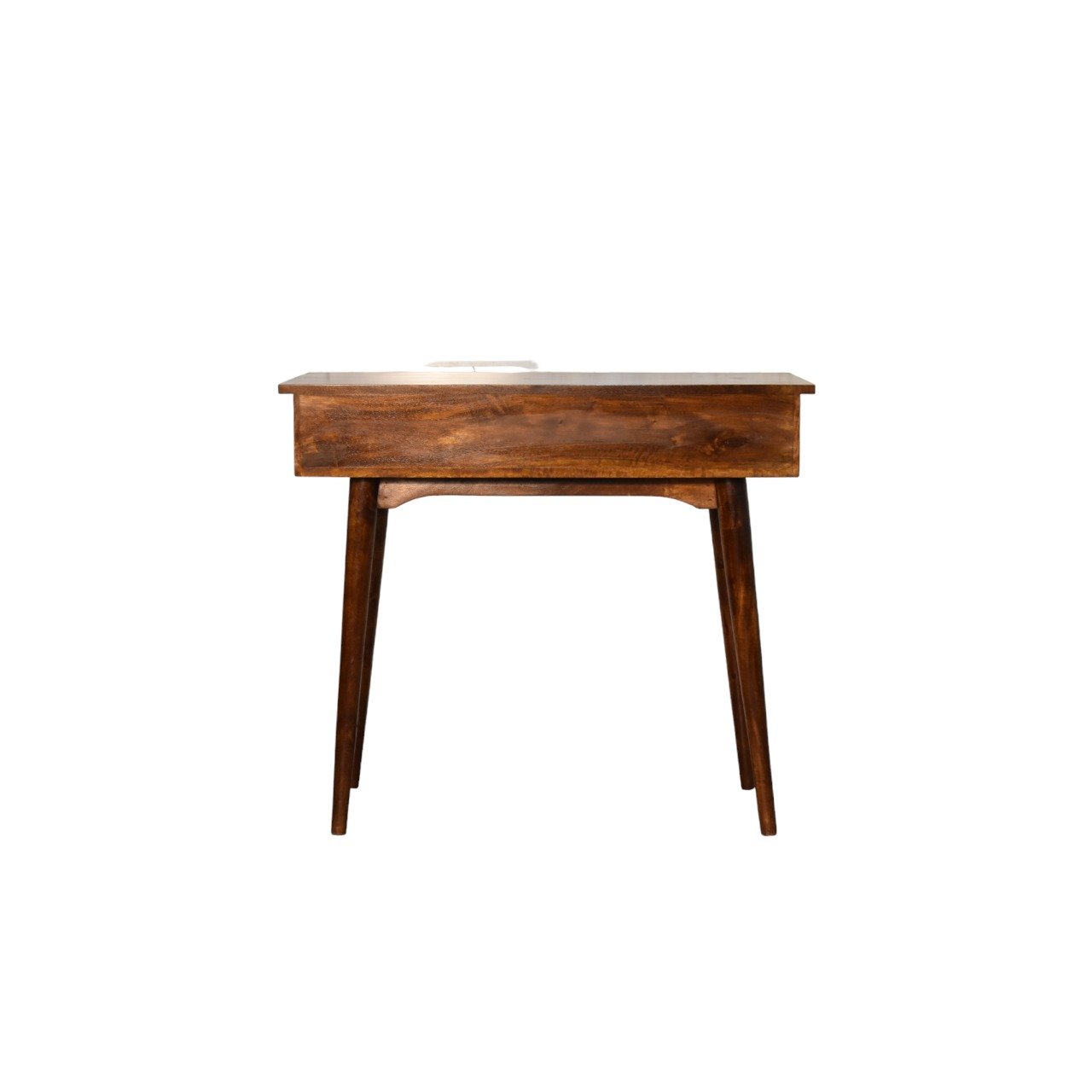 Stół z litego drewna mango – kasztanowy, 90 cm — model IN3625 - Image 8