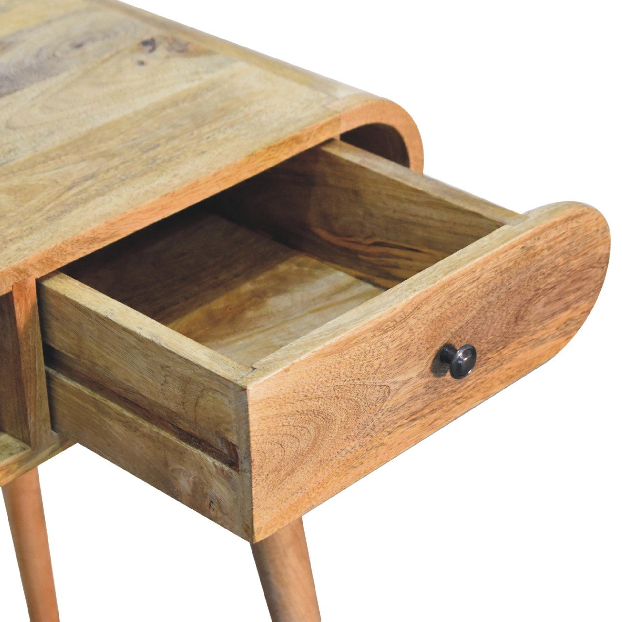 Biurko Artisan IN3628 – lite drewno mango, wykończenie kasztanowe - obrazek 5