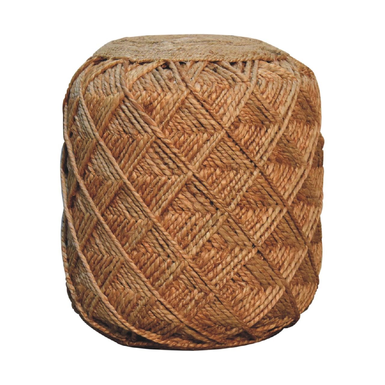 Pufa lub podnóżek Artisan IN3629 – naturalne materiały dobrane przez Artisan, wykończenie naturalne