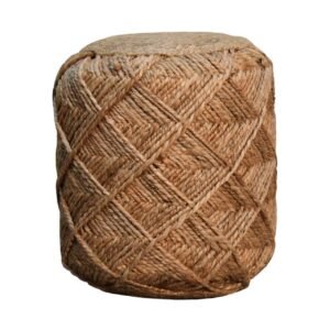 Pufa lub podnóżek Artisan IN3632 – naturalne materiały dobrane przez Artisan, wykończenie naturalne