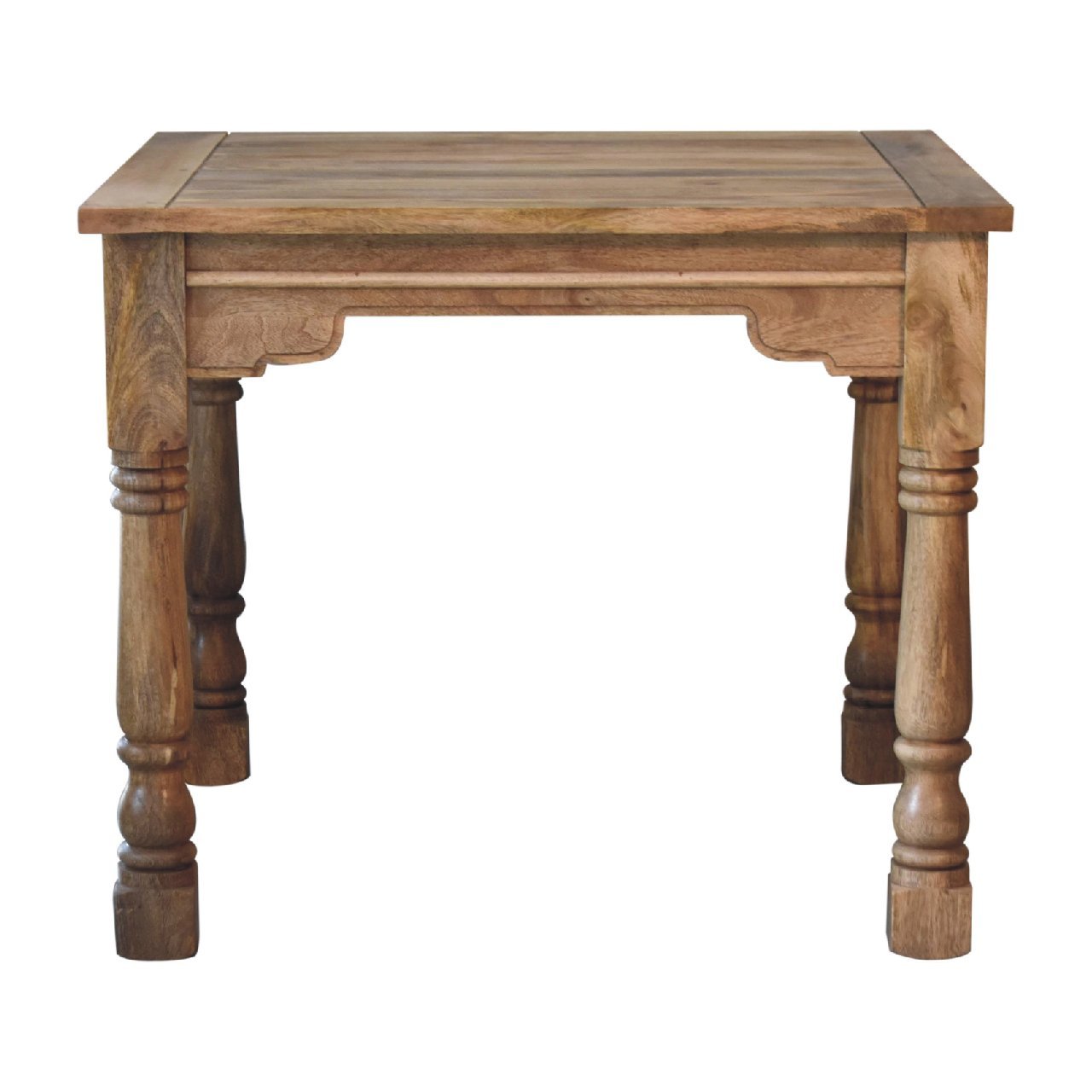 Stół Artisan IN3638 – lite drewno mango, wykończenie dębowe
