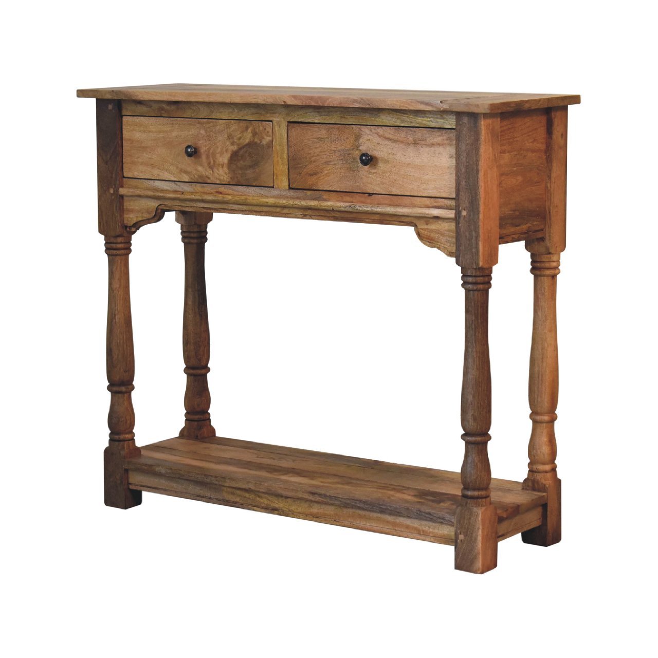 Stół Artisan IN3638 – lite drewno mango, wykończenie dębowe - Image 6