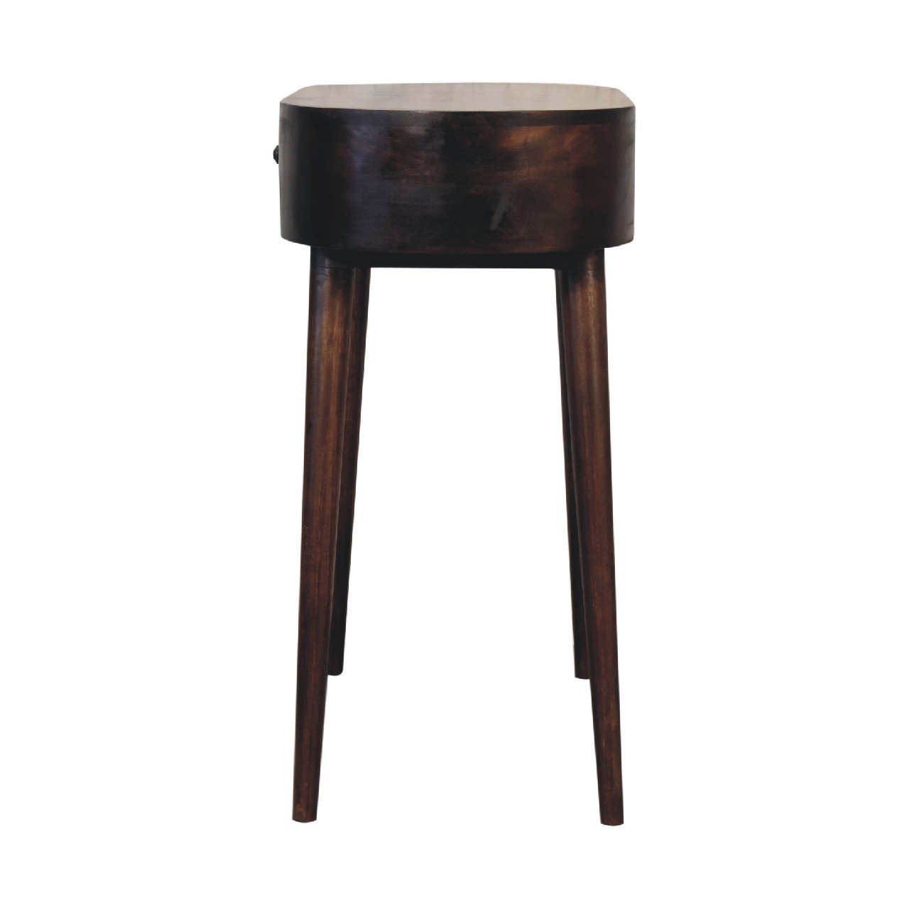 Stół z litego drewna mango – orzechowy, 80 cm — model IN3642 - obrazek 8