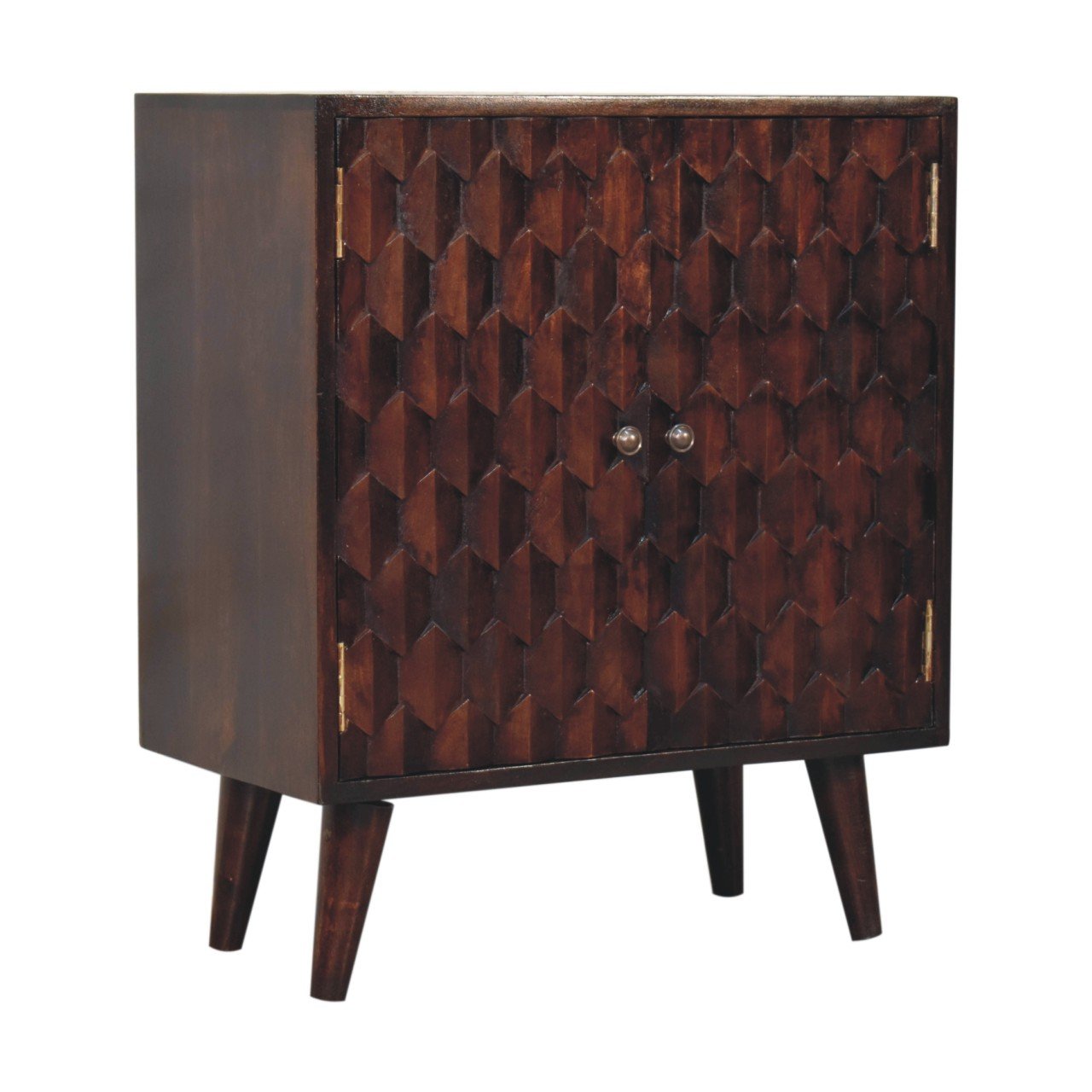 Szafka Artisan IN3651 – lite drewno mango, wykończenie orzechowe - Image 3