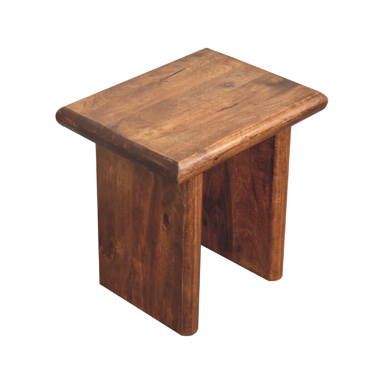 Stolik kawowy Artisan IN3657 – lite drewno mango, wykończenie kasztanowe - obrazek 6