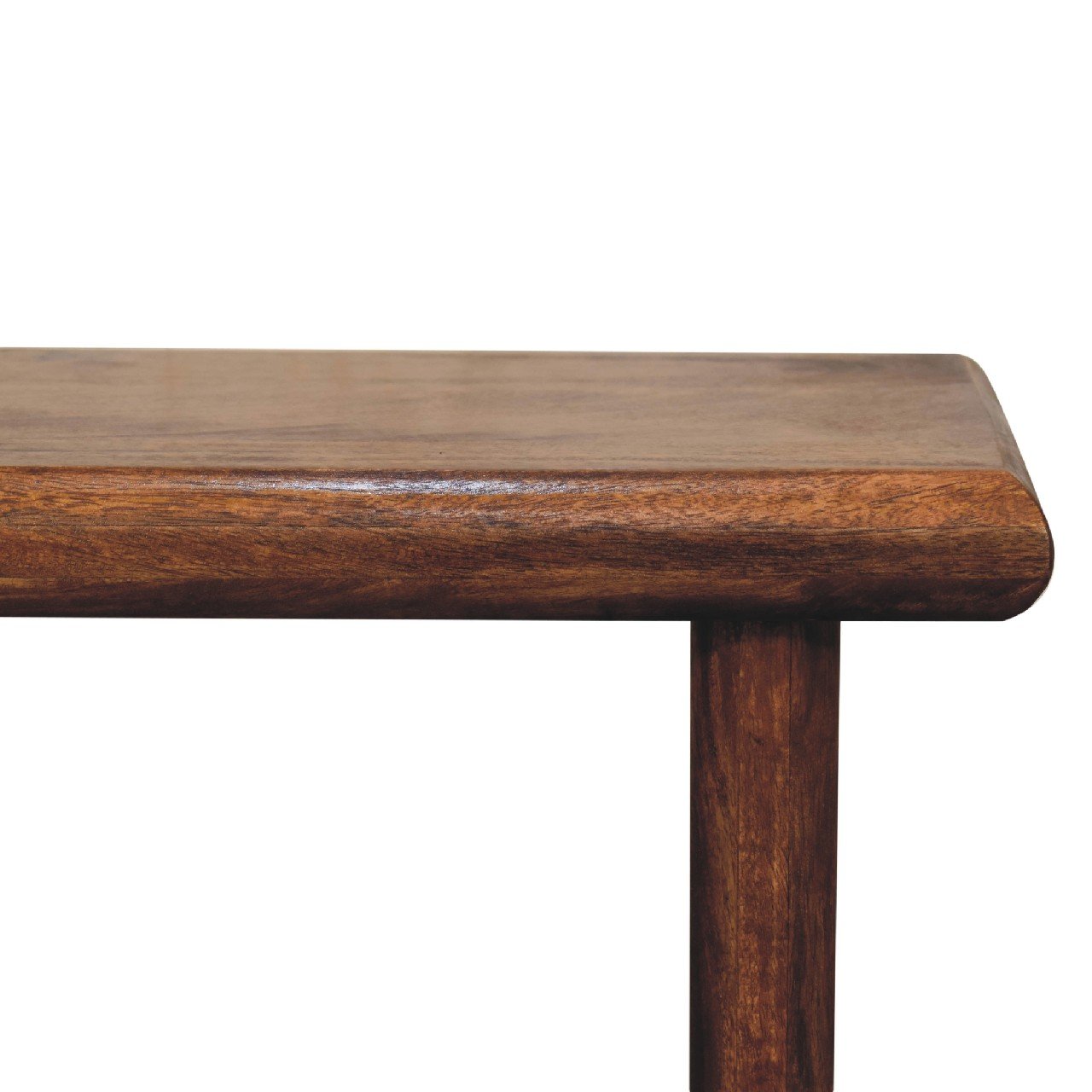 Ławka Artisan IN3658 – lite drewno mango, wykończenie kasztanowe - Image 4