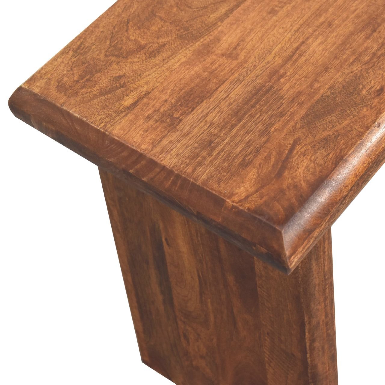 Ławka Artisan IN3658 – lite drewno mango, wykończenie kasztanowe - Image 7