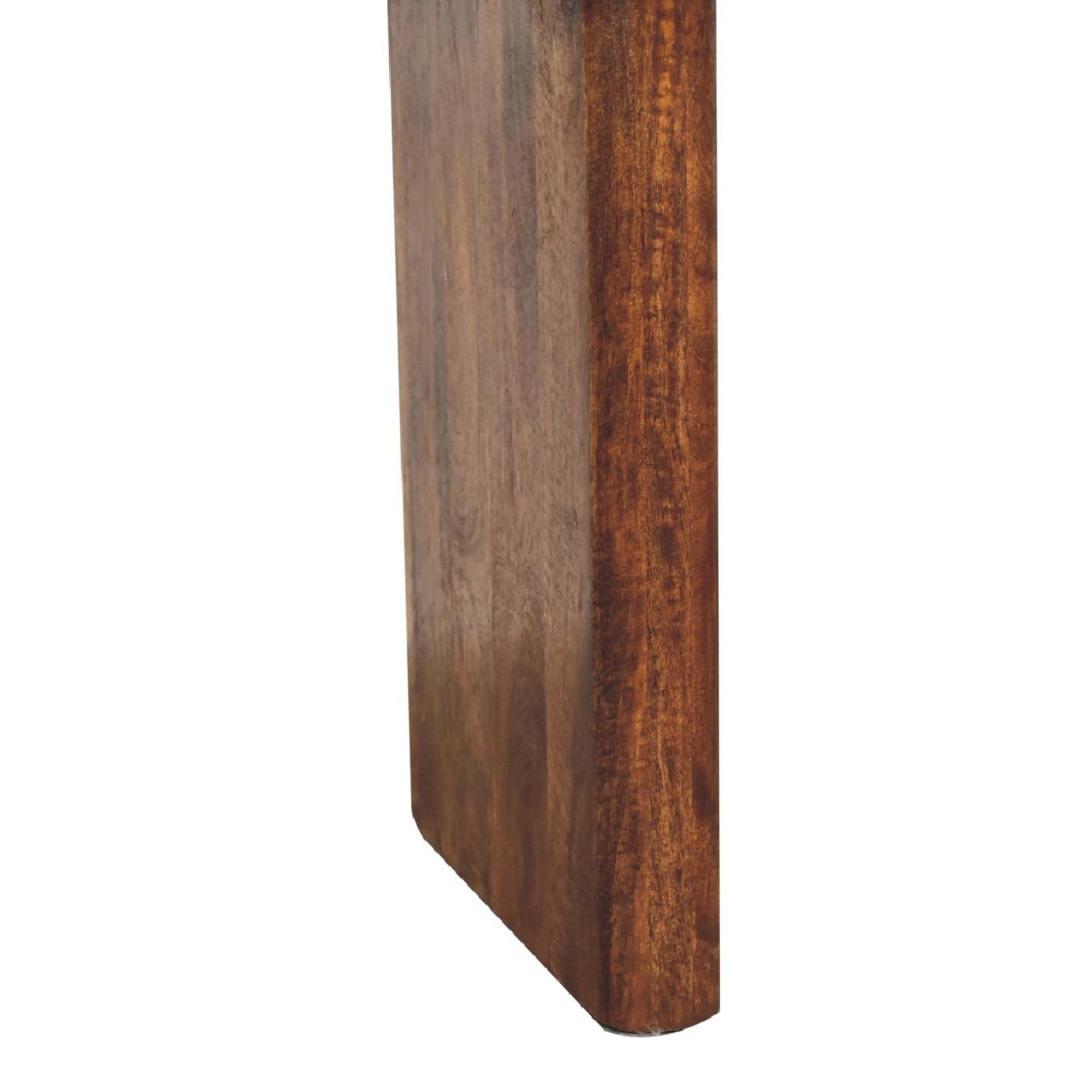 Ławka Artisan IN3658 – lite drewno mango, wykończenie kasztanowe - Image 8