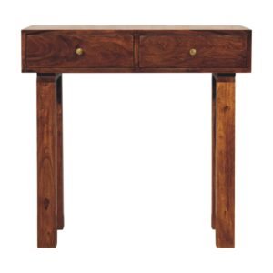 Konsola Artisan IN3664 – naturalne materiały dobrane przez Artisan, wykończenie kasztanowe