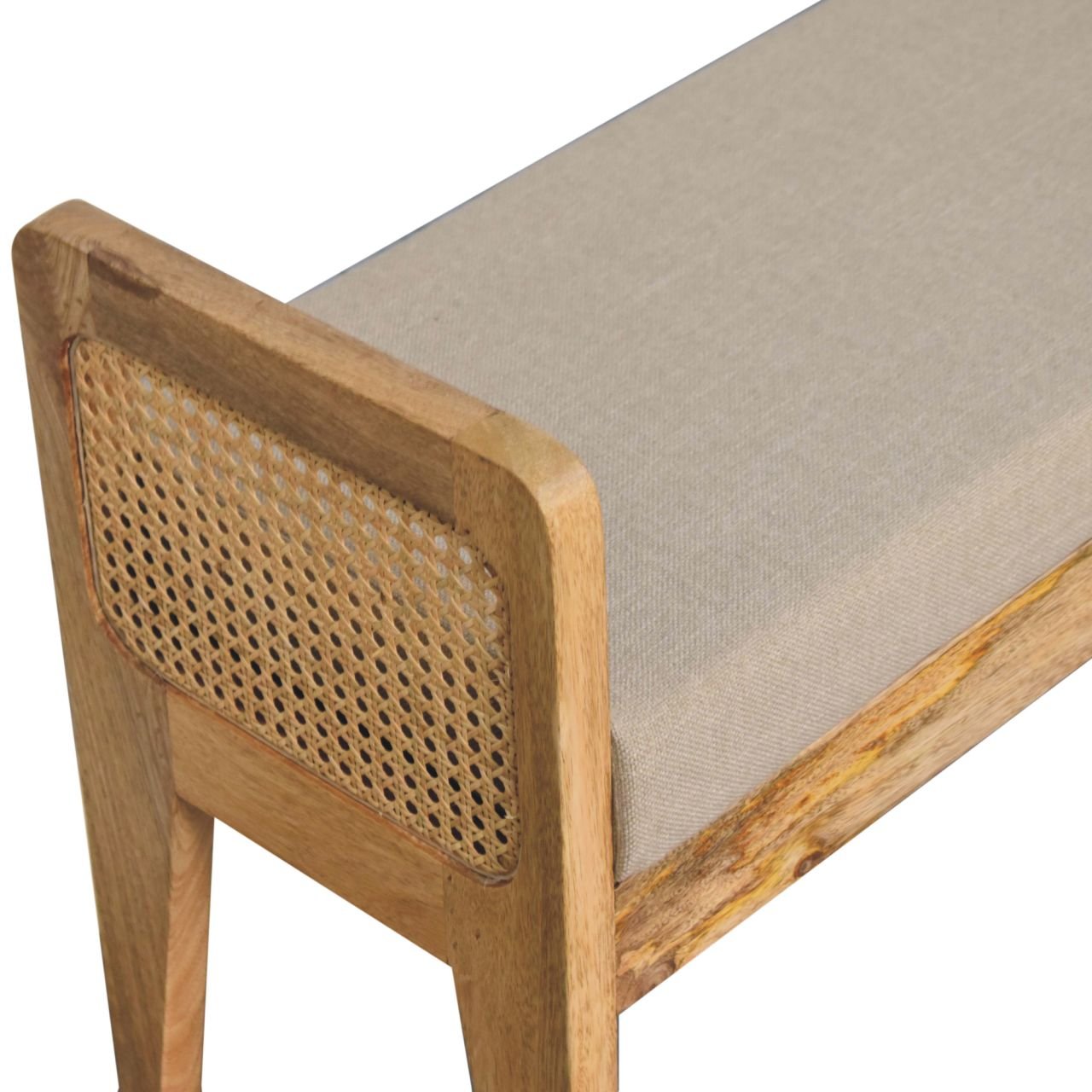 Ławka Artisan IN3679 – lite drewno mango, wykończenie dębowe - Image 5
