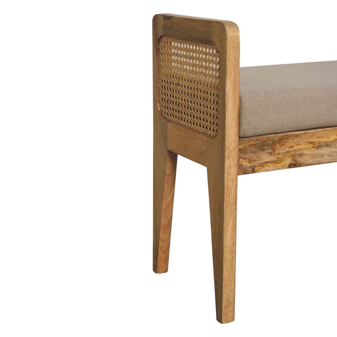 Ławka Artisan IN3679 – lite drewno mango, wykończenie dębowe - Image 7