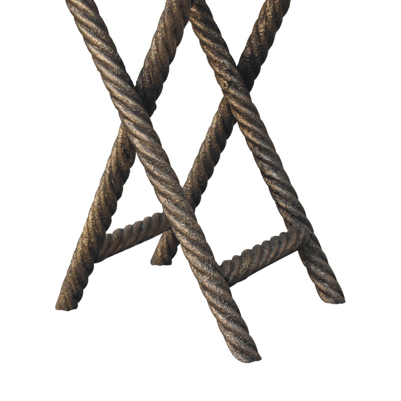 Stolik kawowy Artisan IN3685 – lite drewno mango, wykończenie rzemieślnicze - obrazek 7