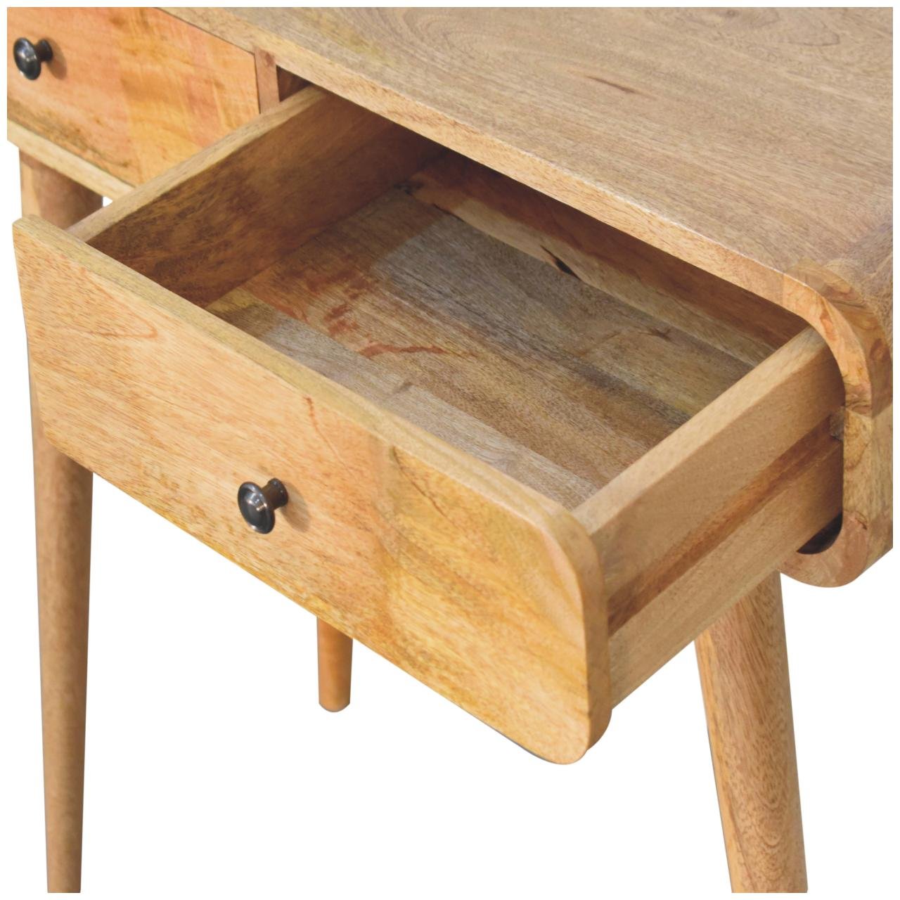Konsola Artisan IN3686 – lite drewno mango, wykończenie dębowe - Image 6
