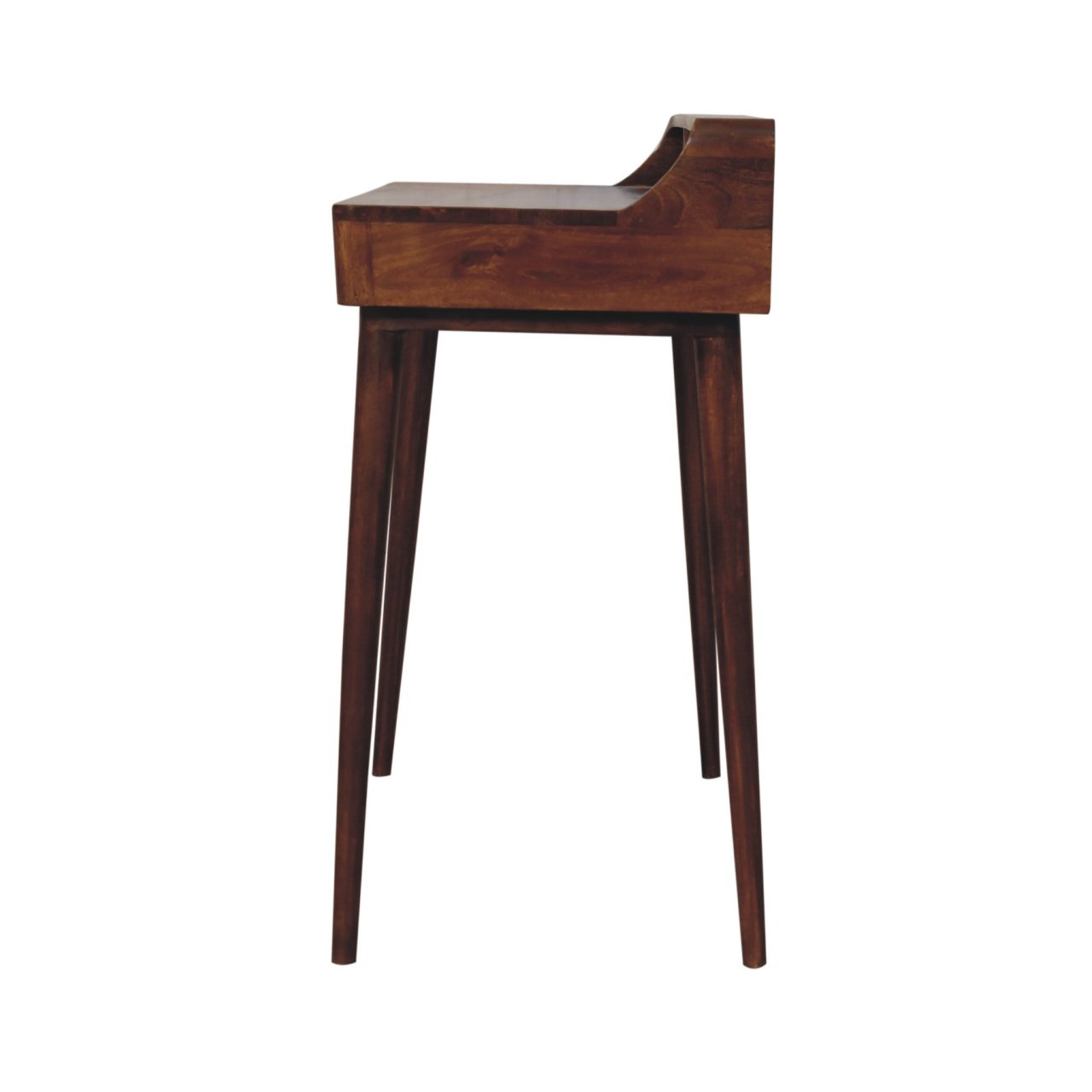 Stół z litego drewna mango – kasztanowy, 100 cm — model IN3691 - Image 8