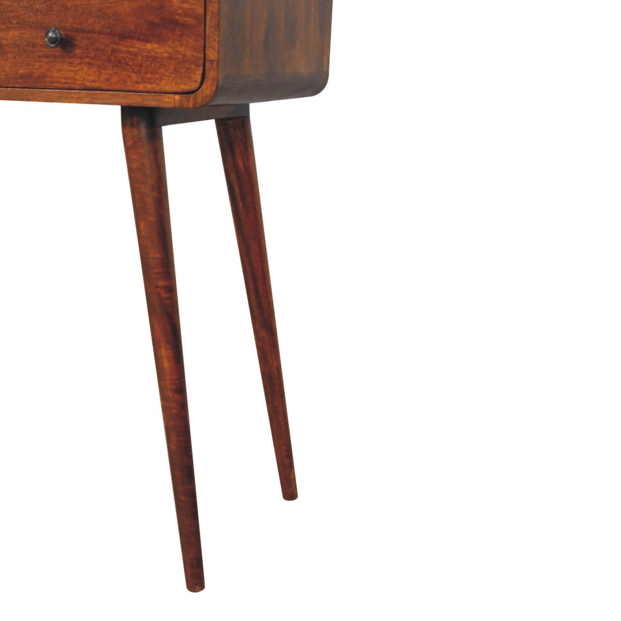 Stół z litego drewna mango – kasztanowy, 130 cm - Image 7