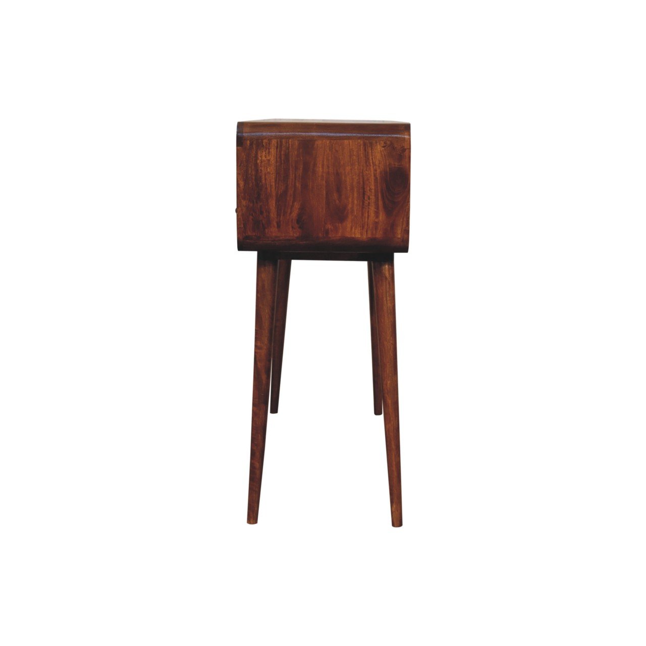 Stół z litego drewna mango – kasztanowy, 130 cm - Image 8