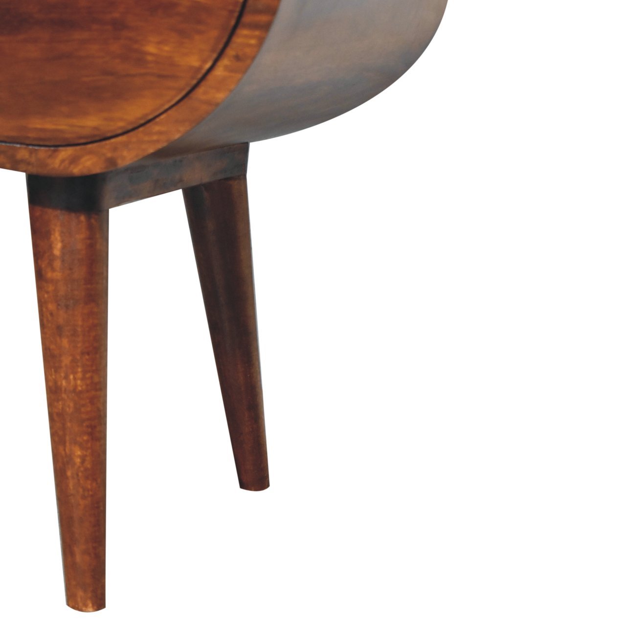 Szafka nocna Artisan IN3703 – lite drewno mango, wykończenie kasztanowe - obrazek 7