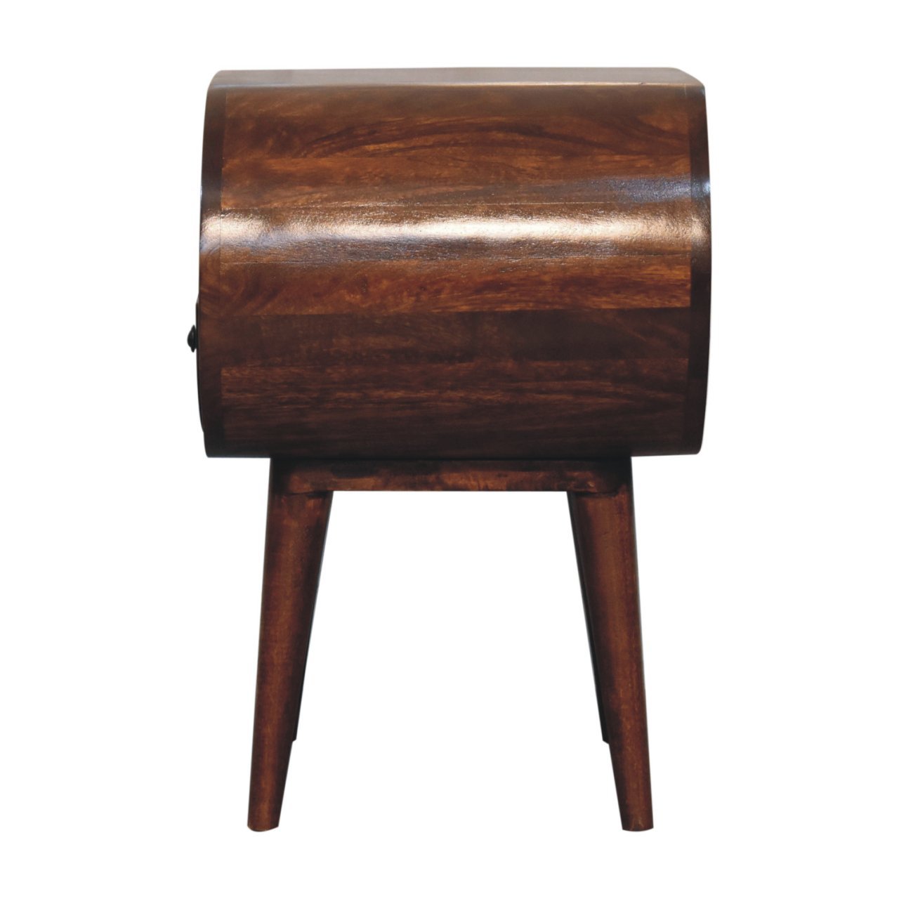 Szafka nocna Artisan IN3703 – lite drewno mango, wykończenie kasztanowe - obrazek 8