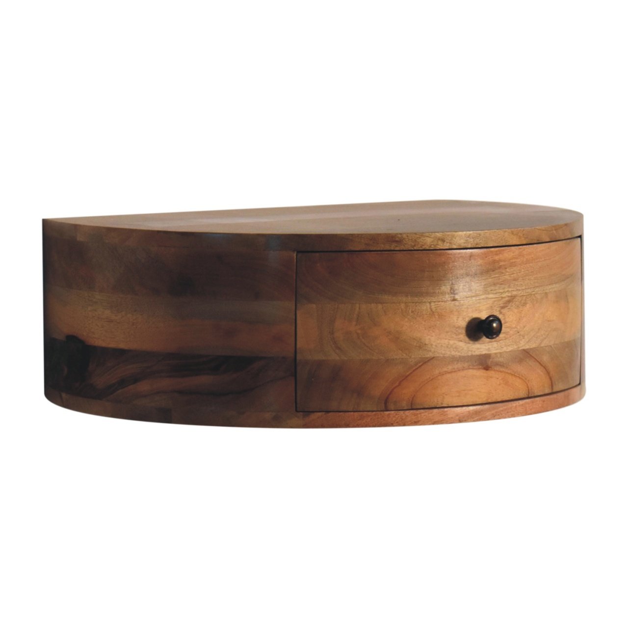 Szafka nocna Artisan IN3705 – lite drewno mango, wykończenie dębowe - obrazek 2