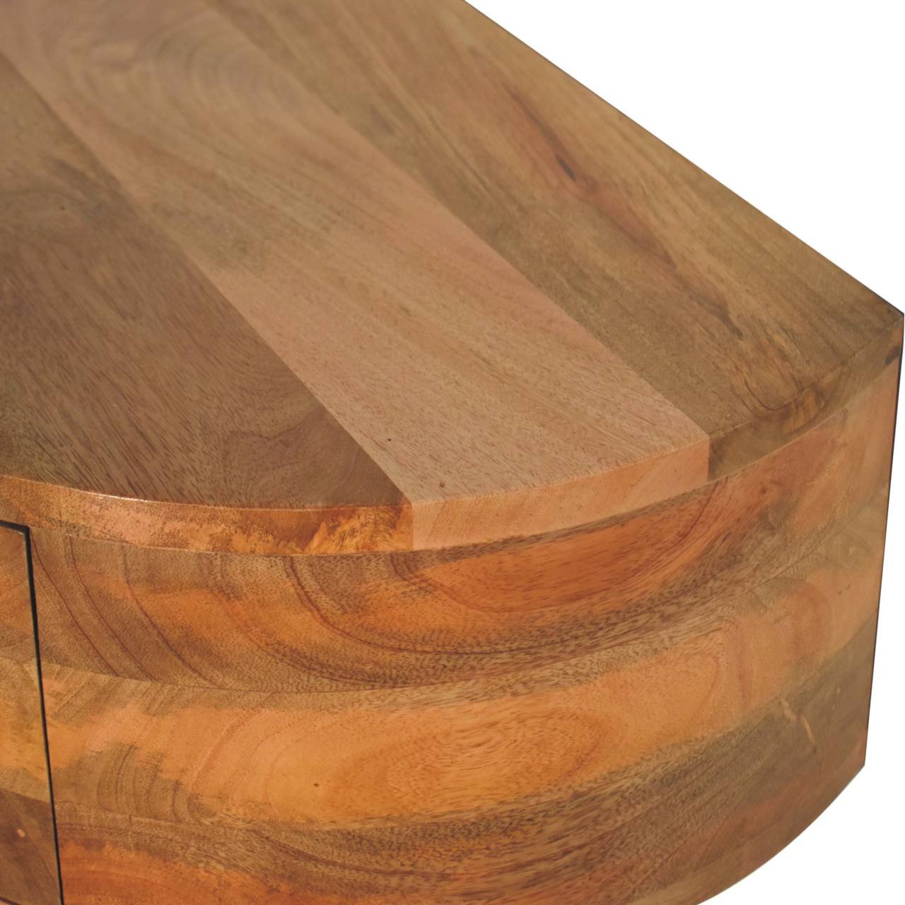 Szafka nocna Artisan IN3705 – lite drewno mango, wykończenie dębowe - obrazek 5