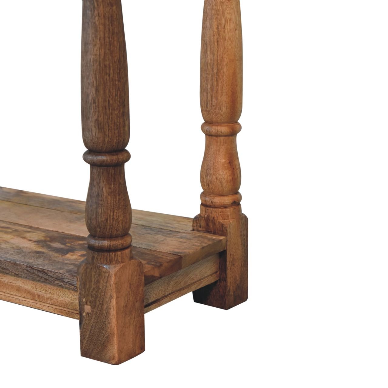 Konsola Artisan IN3713 – lite drewno mango, wykończenie dębowe - Image 7