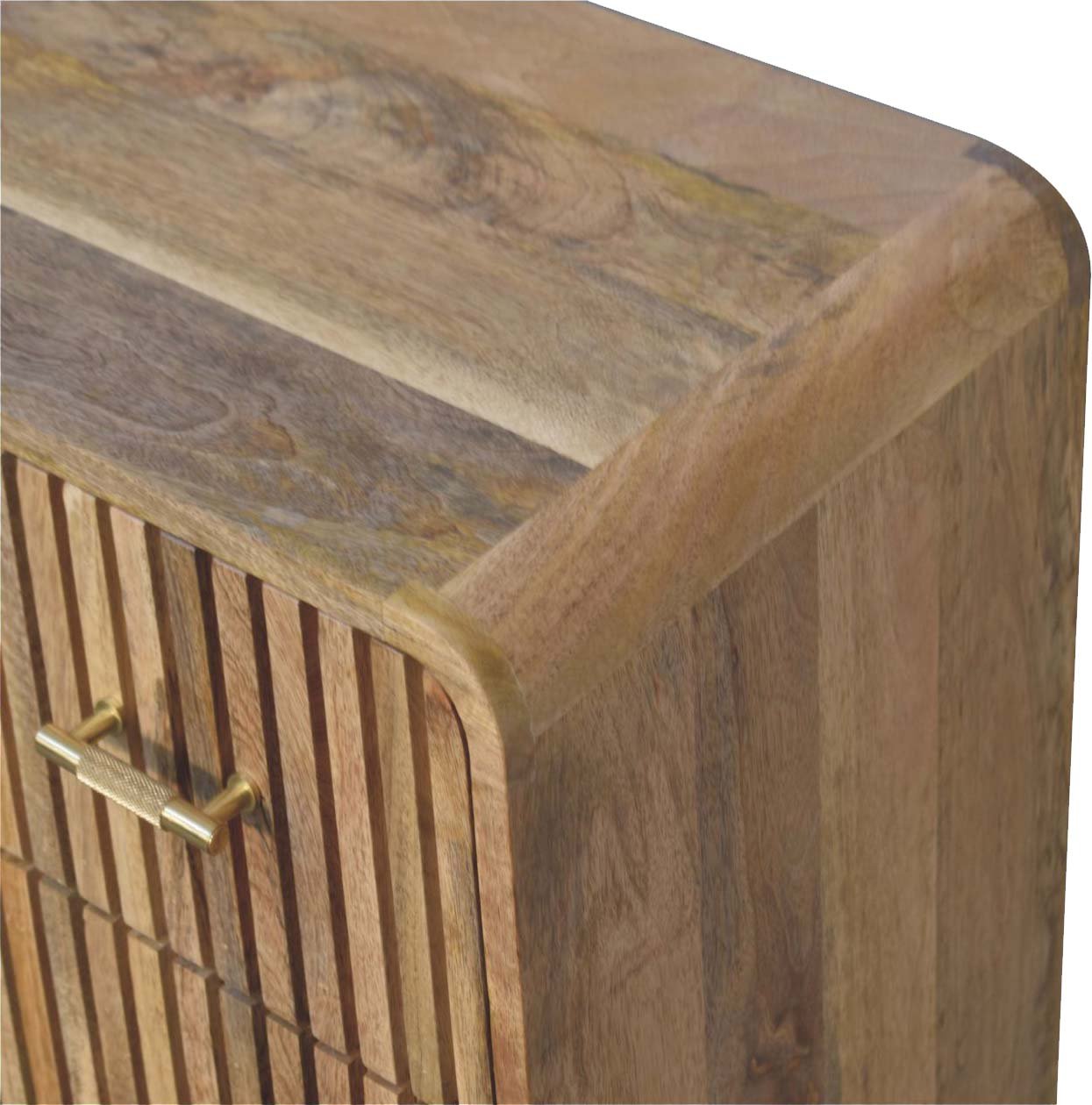 Komoda z litego drewna mango – dębowa, 70 cm — model IN3715 - obrazek 6